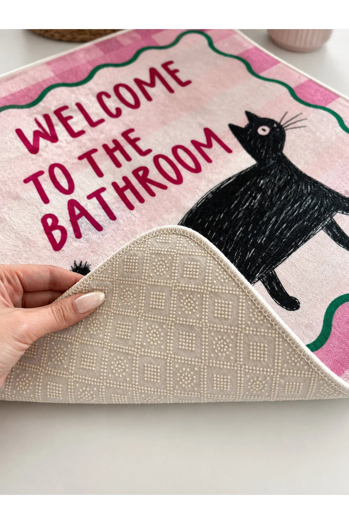 Washing Machine  Protector Cover - Non-Slip Mat 60x60 cm - Guard Cat