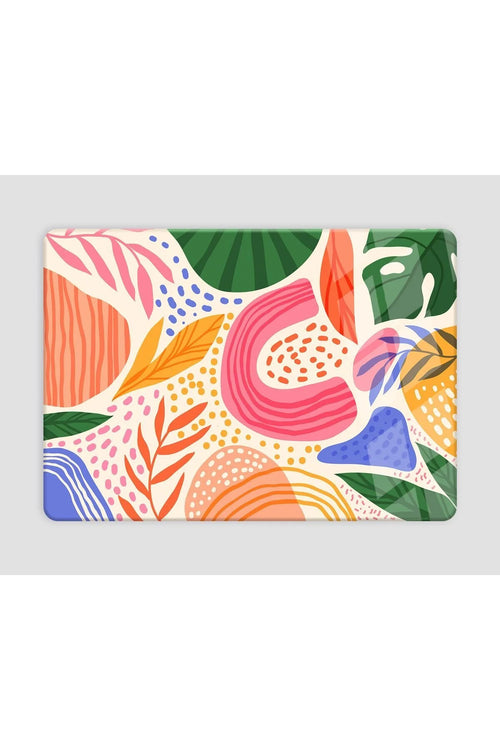 Colorful glass cutting board