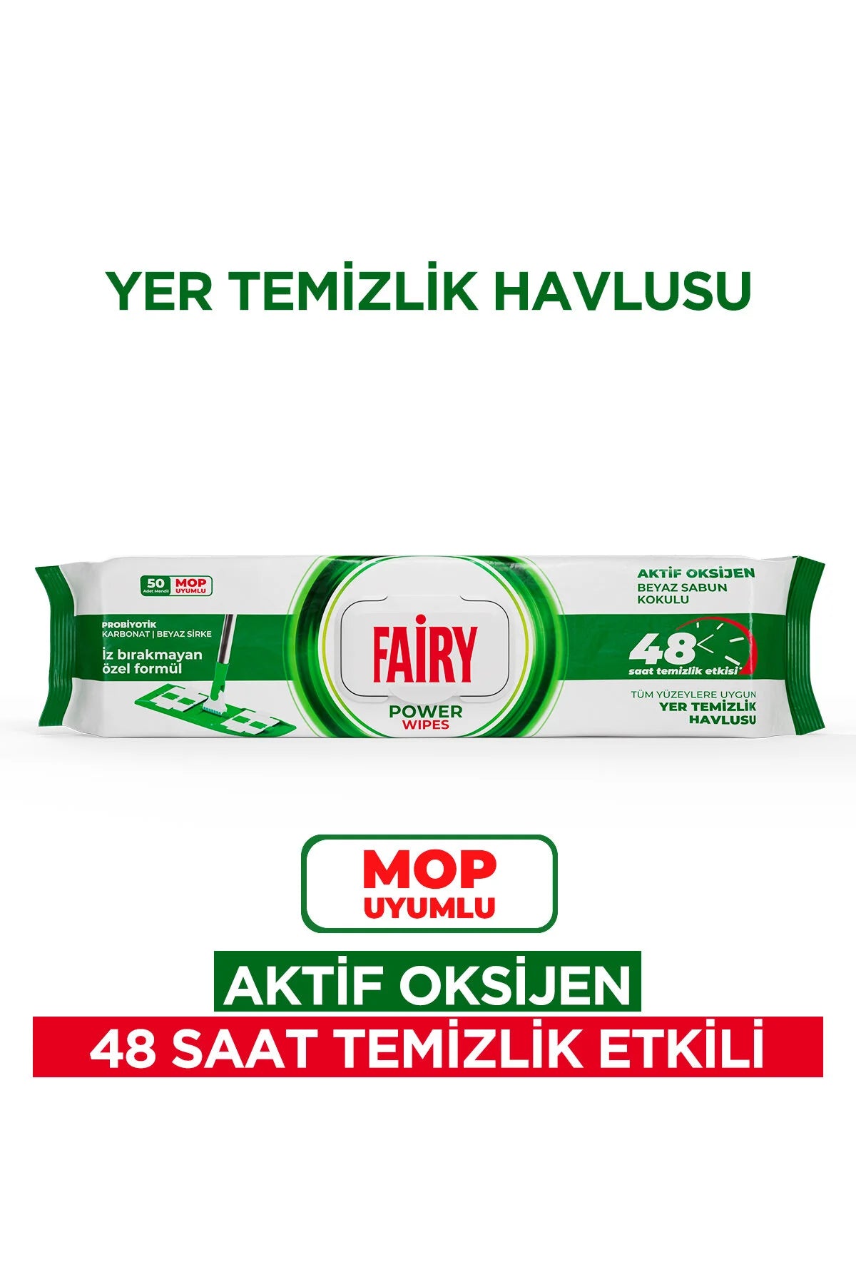 Fairy  Surface Cleaning wipes for  Mop|  50 sheet