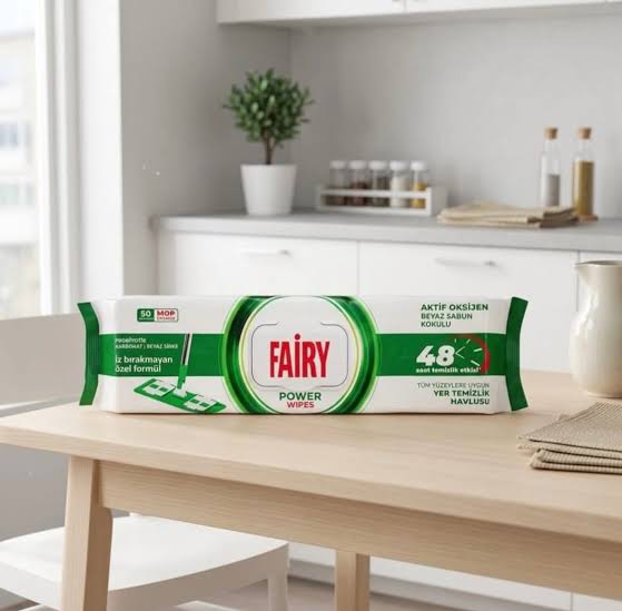 Fairy Floor Cleaning wipes for Mop |  50 sheet
