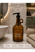 Liquid Detergent and Softener Glass container | 2 liters