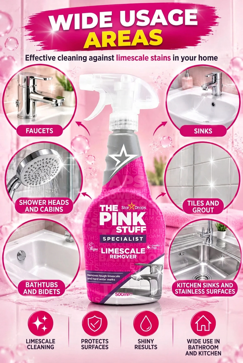 ThePinkStuff  Specialist  Limescale Remover Spray | 500 ml