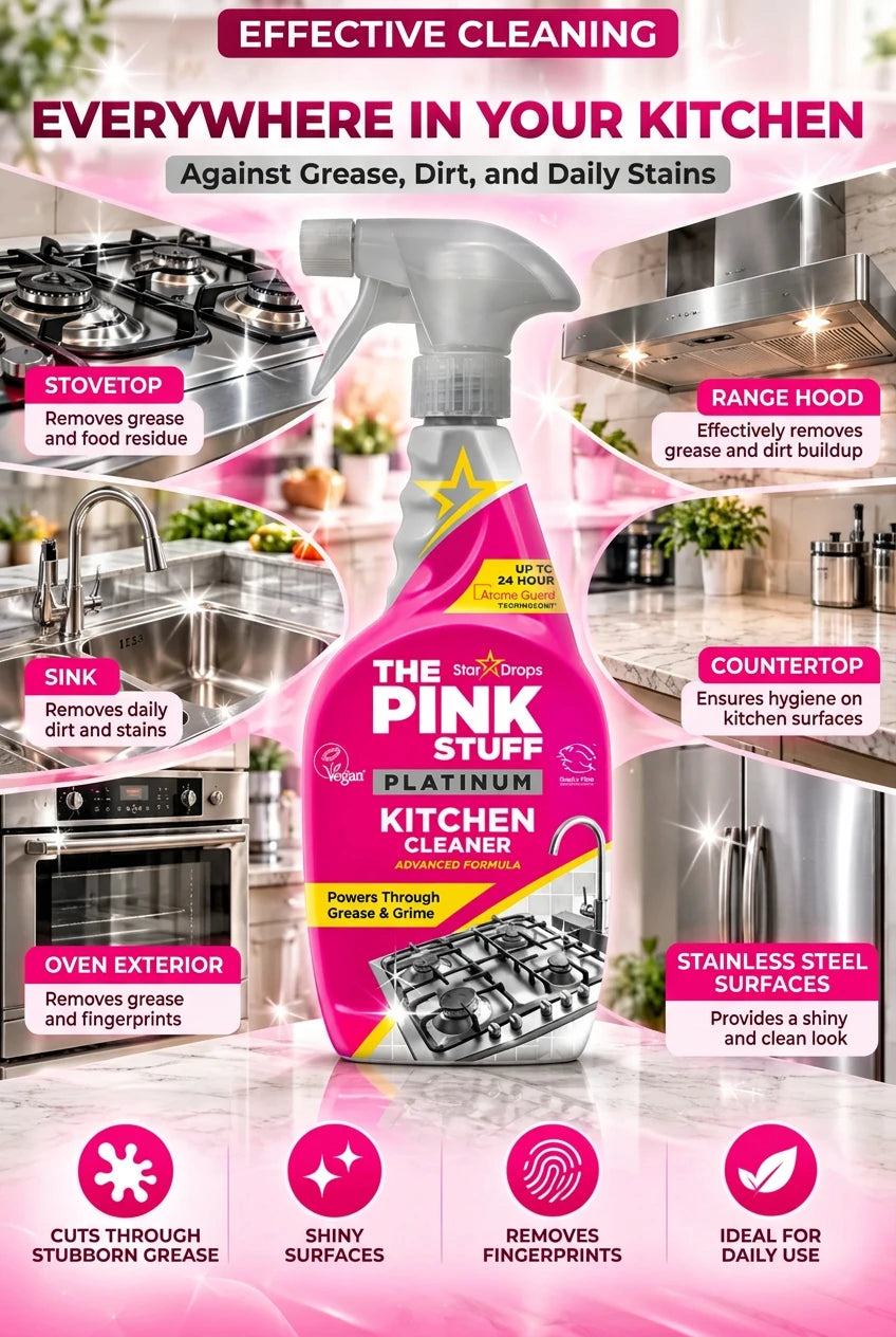 ThePinkStuff  Platinum Kitchen Cleaner Spray | 750 ml