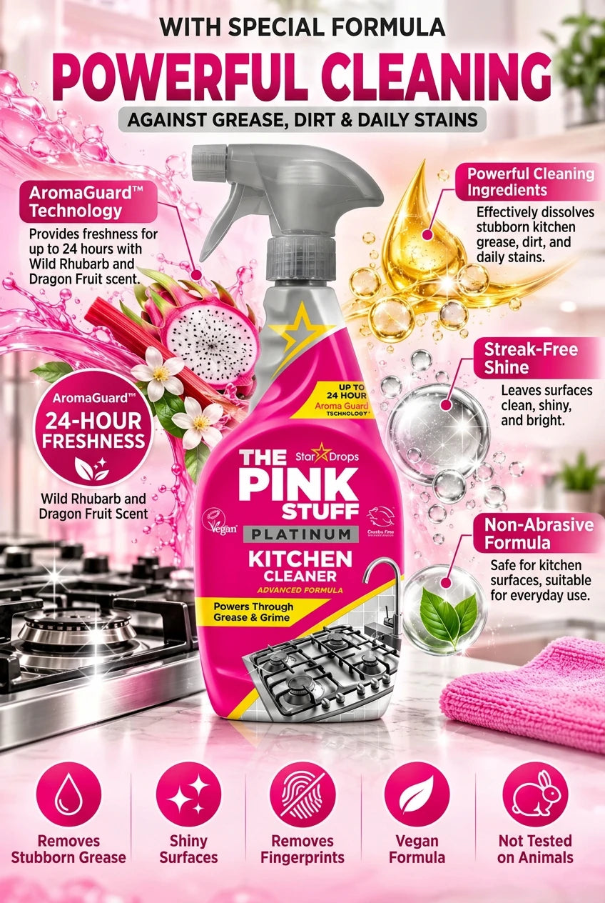 ThePinkStuff  Platinum Kitchen Cleaner Spray | 750 ml
