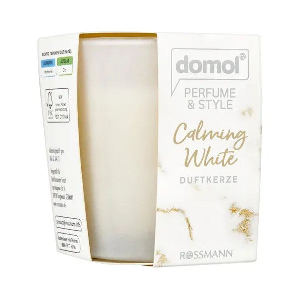 Domol Scented Candle Calming White 125 gr