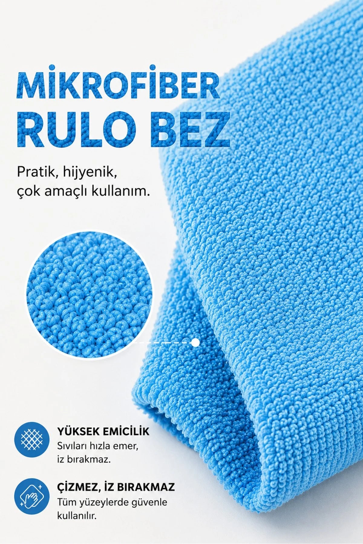 SILVER HOME Microfiber Cleaning Towels | 25x30 cm