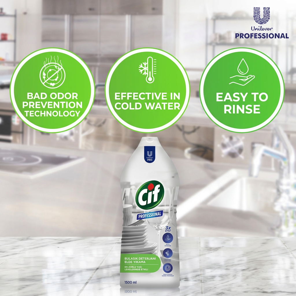 Cif Professional Dish washing Detergent | Hand Wash | 1.5 liters