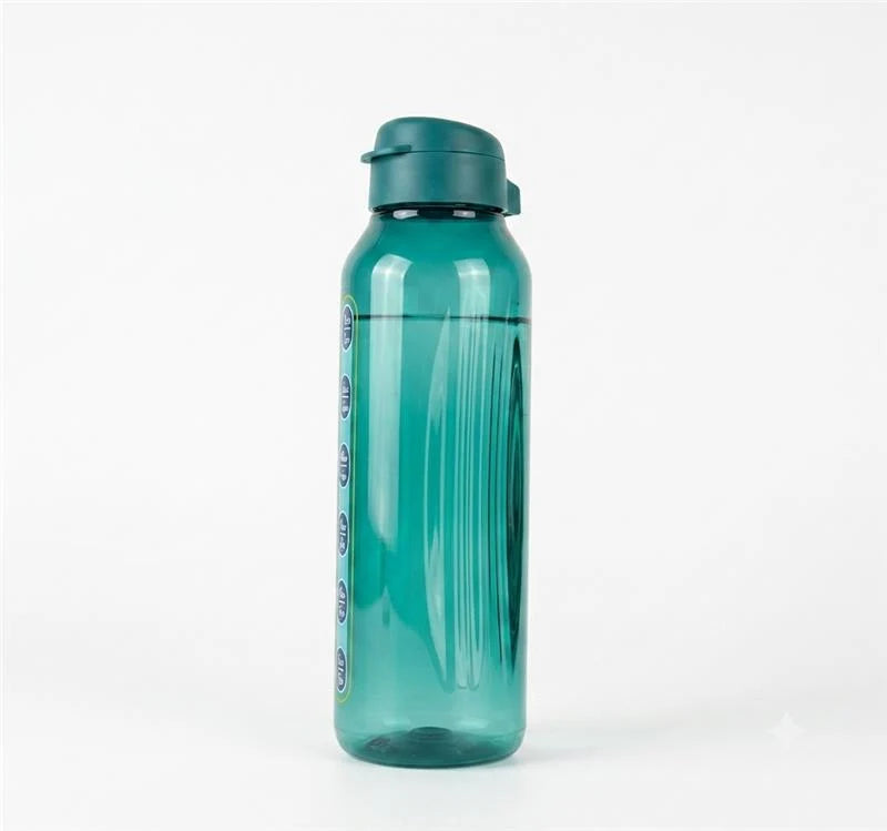 Tupperware 1.2 liters bottle + straw